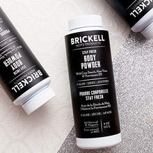 Brickell Men's Products - Stay Fresh Body Powder for Men