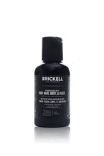 Brickell Men's Rapid Wash - Natural & Organic 3 in 1 Body Wash Gel for Men- Evergreen Scent -16oz