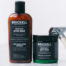 Brickell Men’s Smooth Brushless Shave Routine - Shave Cream & Aftershave