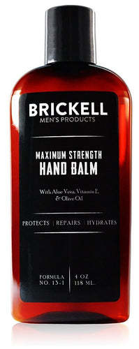 Brickell Men’s Maximum Strength Hand Lotion for Men – Natural & Organic