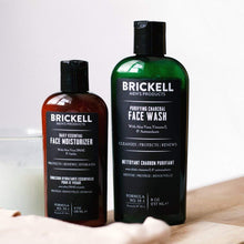 Brickell Men's Daily Essential Face Care Routine II - Face Wash & Face Moisturizer - Natural & Organic