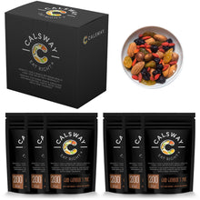 (Pack of 6) 200 Calories GOOD GATHERER'S Nuts and Berries Mix by Calsway - Almonds, Hazelnuts, Golden Jumbo Sultanas, Blueberries, Goji