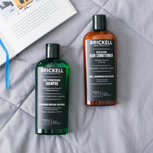 Brickell Men’s Daily Revitalizing Hair Care Routine, Mint and Tea Tree Oil Shampoo, Strength and Volume Enhancing Conditioner, Natural and Organic