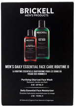 Brickell Men's Daily Essential Face Care Routine II - Face Wash & Face Moisturizer - Natural & Organic