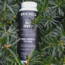 Brickell Men's Products - Stay Fresh Body Powder for Men