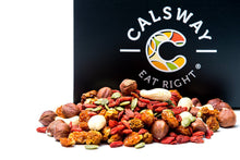 (Pack of 6) 200 Calories Protein-rich Nuts and Berries Mix for your SIX-PACK by Calsway - Cashews, Hazelnuts, Physalis, Goji, Pumpkin Seeds