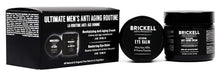 Brickell Men's Ultimate Anti-Aging Routine, Anti-Wrinkle Night Face Cream and Eye Cream to Reduce Puffiness, Wrinkles, Dark Circles, Under Eye Bags, Natural and Organic