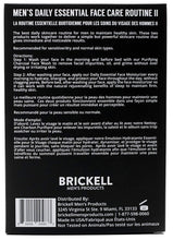 Brickell Men's Daily Essential Face Care Routine II - Face Wash & Face Moisturizer - Natural & Organic