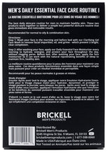 Brickell Men's Daily Essential Face Care Routine I - Face Wash & Face Moisturizer - Natural & Organic